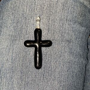 Black Cross Pendant